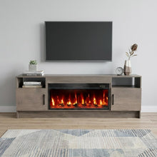 Load image into Gallery viewer, Fireplace TV Stand With Fireplace (734205) - Black