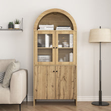 Load image into Gallery viewer, Modern Tech Inspired Dome Cabinet With LED Lighting