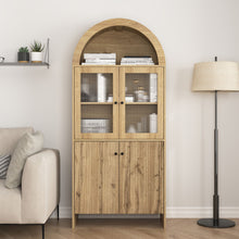 Load image into Gallery viewer, Modern Tech Inspired Dome Cabinet With LED Lighting