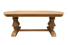 Load image into Gallery viewer, 84" Solid Wood Trestle Base Dining Table - Natural