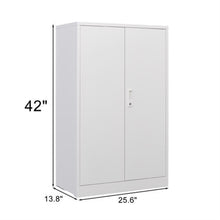 Load image into Gallery viewer, Metal Storage Cabinet With Locking Doors And Adjustable Shelf, Folding Filing Storage Cabinet, Folding Storage Locker Cabinet For Home Office, School, Garage