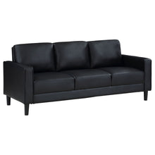 Load image into Gallery viewer, Ruth - 2 Piece Track Arm Sofa Set With Cushions - Black
