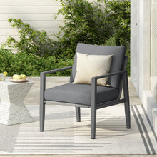Load image into Gallery viewer, Modern Lounge Chair With Rope Accents And Cushions