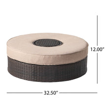 Load image into Gallery viewer, Madras - Ottoman With Ice Bucket