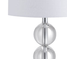 Load image into Gallery viewer, 18" Novelty Table Lamp LED With Drum Shade - Clear