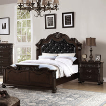 Load image into Gallery viewer, 3 Piece Bedroom Set With Tufted Headboard And 2 Nightstands