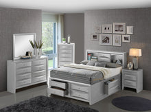 Load image into Gallery viewer, Modern Design Storage Bed With Bookcase Headboard