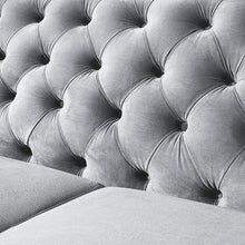 Load image into Gallery viewer, 2 Seater Loveseat Sofa With Button Tufted Diamond Grid & 2 Pillows For Living Room
