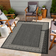 Load image into Gallery viewer, Sunshine - 5'3" X 7'3" Polypropylene Indoor, Outdoor Area Rug - Anthracite