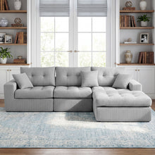Load image into Gallery viewer, Corner Chaise L-Shaped Sectional Sofa Bed