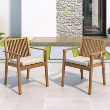 Load image into Gallery viewer, Patio Dining Chair, Comfortable Waterproof Seating (Set of 2)