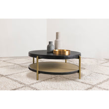Load image into Gallery viewer, Benson - Round Table With Storage Shelf