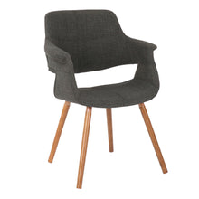 Load image into Gallery viewer, Vintage Flair - Mid-Century Modern Chair (Set of 2) - Walnut / Charcoal