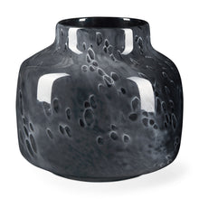 Load image into Gallery viewer, Mottled Round Table Vase - Black