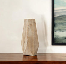 Load image into Gallery viewer, Geometric Cylinder Table Vase - Natural
