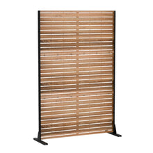 Load image into Gallery viewer, Three Panel Screen Room Divider - Natural
