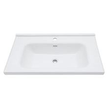 Load image into Gallery viewer, Modern Rectangular Vanity Top With Overflow For Bathroom