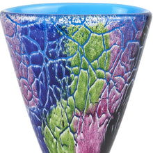 Load image into Gallery viewer, Murano Abstract Oval Table Vase - Blue / Green