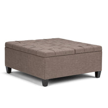 Load image into Gallery viewer, Harrison - Coffee Table Storage Ottoman - Tanners Brown