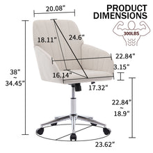 Load image into Gallery viewer, Adjustable Ergonomic Office Chair, Swivel Backrest Seat