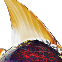 Load image into Gallery viewer, Murano Fish Figurine Tabletop Sculpture - Black / Red
