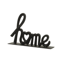 Load image into Gallery viewer, Home Hand Painted Tabletop Sculpture - Black