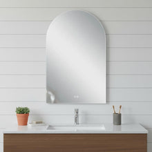 Load image into Gallery viewer, 38" Arch Lighted Frameless Bathroom Vanity Mirror - White