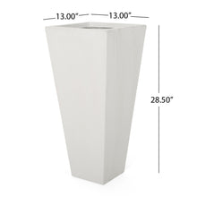 Load image into Gallery viewer, Outdoor Modern Cast Stone Planter
