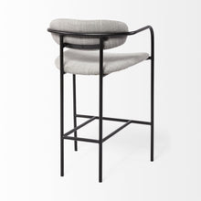 Load image into Gallery viewer, Leather And Copper Bar Chair - Brown