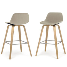 Load image into Gallery viewer, Randolph Bentwood - Upholstered Counter / Bar Height Stool (Set of 2)