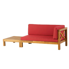 Load image into Gallery viewer, Brava - X Back Corner Bench With Coffee Table