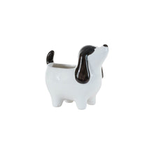 Load image into Gallery viewer, Poly Dog Planters (Set of 4) - Black / White