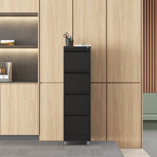 Load image into Gallery viewer, Drawer Metal Locking Vertical File Cabinet With Wheels Heavy Duty Lockable Storage