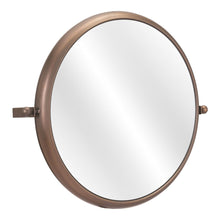 Load image into Gallery viewer, Industrial Round Mirror - Gold