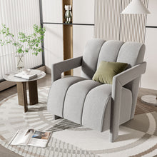 Load image into Gallery viewer, Modern Minimalist Leisure Armchair With L Shaped Armrests
