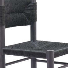 Load image into Gallery viewer, Aluminum Open Back Dining Side Chairs (Set of 2) - Black