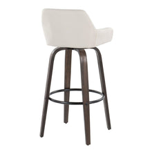Load image into Gallery viewer, Daniella - Contemporary Fixed Height, Barstool With Swivel With Round Footrest (Set of 2)