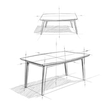 Load image into Gallery viewer, Draper - Dining Table, Rectangular Top