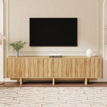 Load image into Gallery viewer, Retro Style TV Stand With Wavy Door