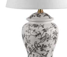 Load image into Gallery viewer, Urn Table Lamp LED With Empire Shade - Gray