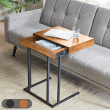 Load image into Gallery viewer, Wynn - Pull Up Table With Storage Compartment 22X16X26" - Pecan