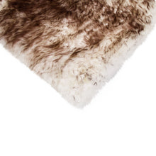 Load image into Gallery viewer, 17" X 17" Gradient Wool Chair Pads (Set of 2) - Brown / White