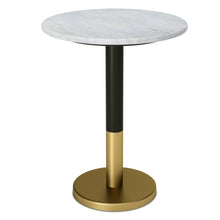 Load image into Gallery viewer, 21" Iron Round End Table - White