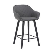 Load image into Gallery viewer, Iron Counter Height Bar Chair - Gray And Black