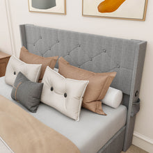 Load image into Gallery viewer, Bed With Gas Lift Storage, USB Ports