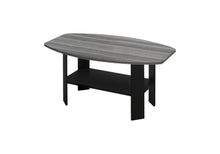 Load image into Gallery viewer, 36" Coffee Table With Shelf (Set of 3) - Gray And Black