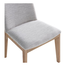 Load image into Gallery viewer, Upholstered Fabric Dining Room Side Chairs (Set of 2) - Gray / Natural