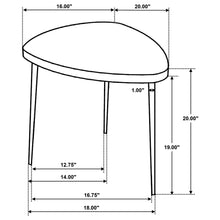 Load image into Gallery viewer, Xander - Triangular Table With Rounded Edges