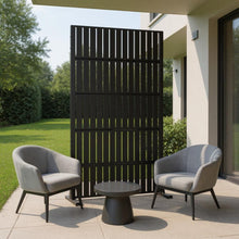 Load image into Gallery viewer, Six Panel Screen Room Divider (720197) - Black