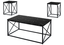 Load image into Gallery viewer, Table Set, Coffee, End, Side, Accent, Living Room, Marble Look Laminate, Contemporary & Modern (Set of 3)
